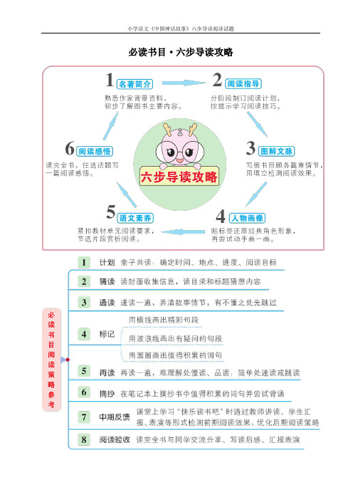 小学语文《中国神话故事》六步导读阅读试题