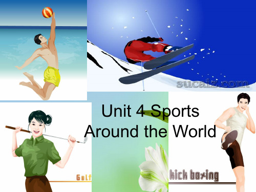 上海新世纪版高二上册英语Unit4 sports around the worldreadingS2A课件ppt