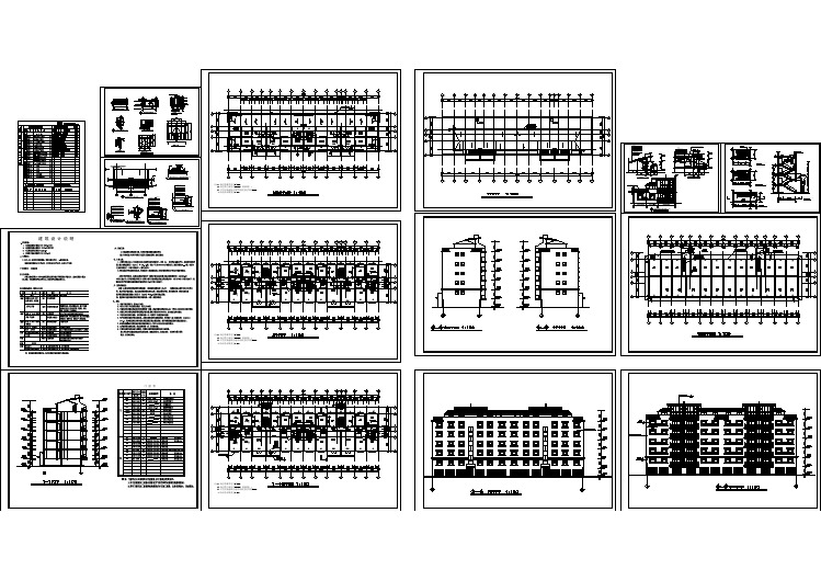 某多层住宅楼建筑设计施工详图