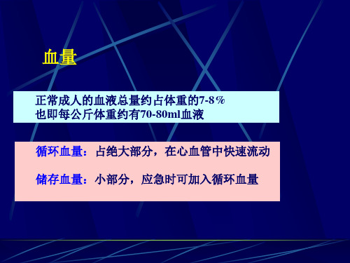 血液正常人体