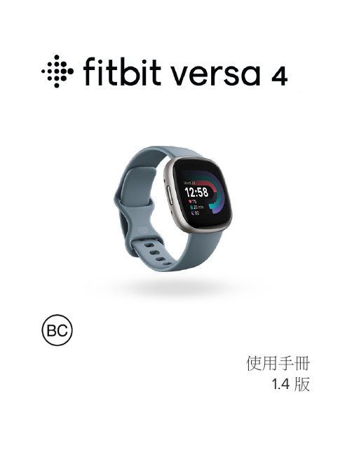 Fitbit Versa 4手冊说明书