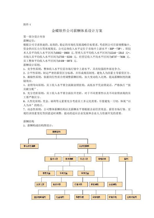 金蝶软件的薪酬体系1