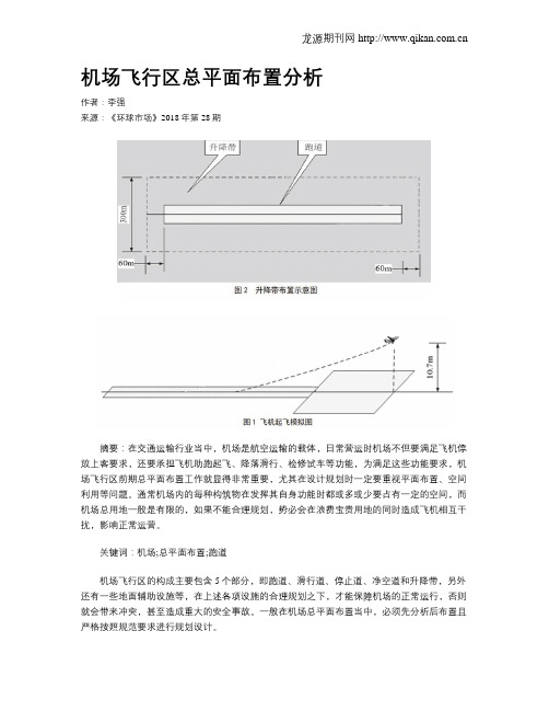 机场飞行区总平面布置分析