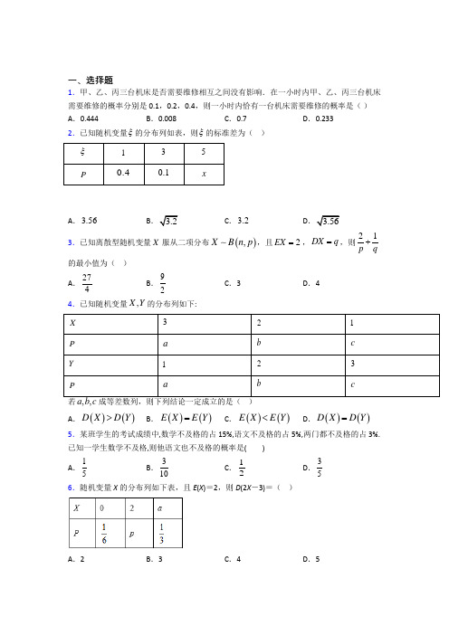 (必考题)高中数学高中数学选修2-3第一章《计数原理》检测卷(答案解析)(2)