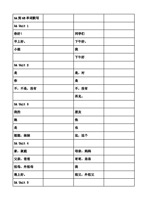 译林小学英语单词默写[2]