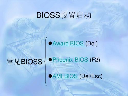 bios设置光驱启动