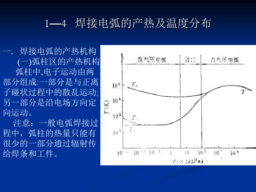 1—4   焊接电弧的产热及温度分布