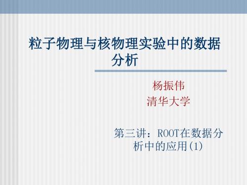 粒子物理与核物理实验中的数据分析00001-PPT精品文档