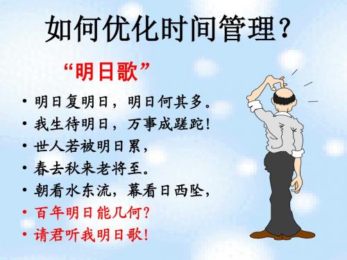 如何优化时间管理？1