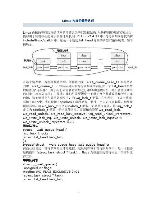 Linux内核的等待队列