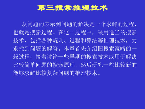 人工智能_第三搜索推理技术