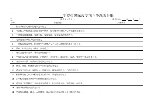 C41-6.3学校扫黑除恶线索台账