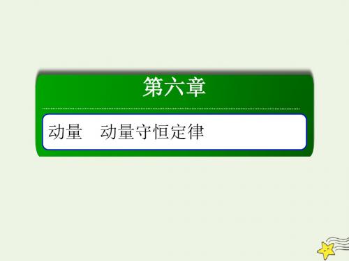 2020版高考物理一轮复习第六章第2讲动量守恒定律及其应用课件新人教版