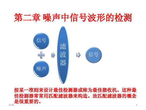 第二章 噪声中信号波形的检测