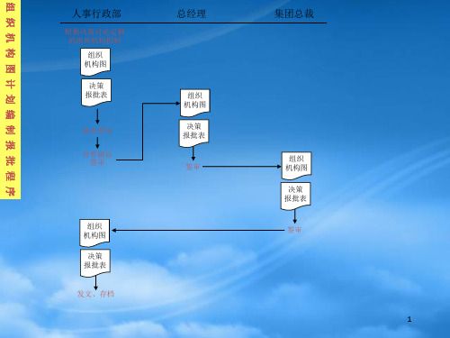 大型公司全套流程图全面清晰