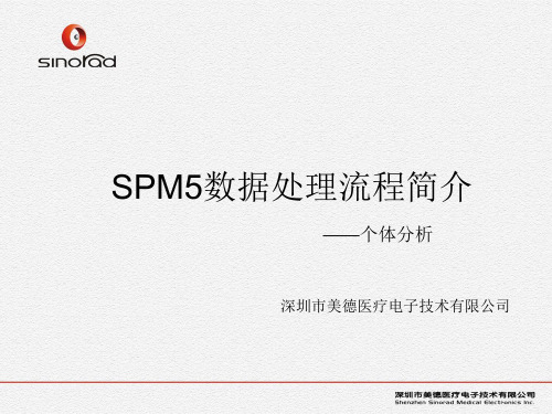 SPM5数据处理流程简介