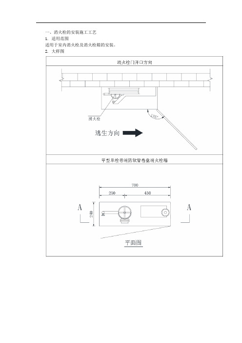 消火栓的安装施工工艺