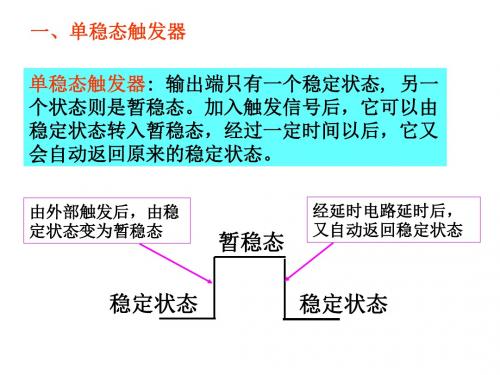 多谐振荡器和单稳态触发器.