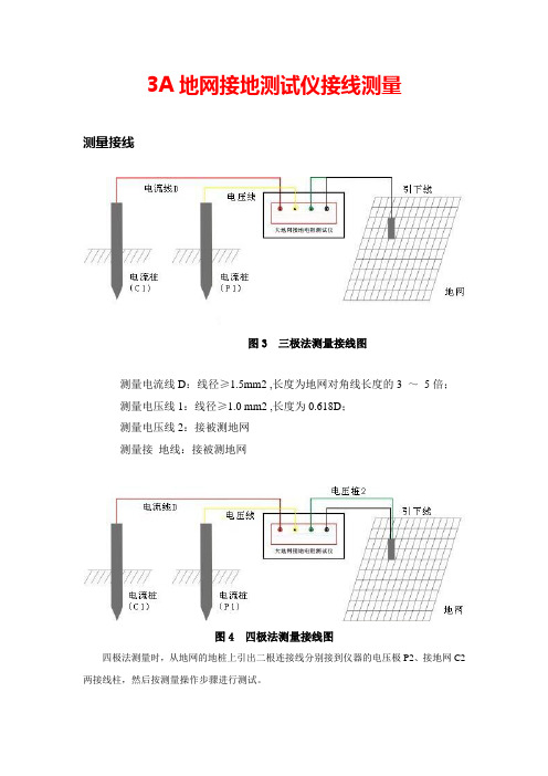 3A地网接地测试仪接线测量