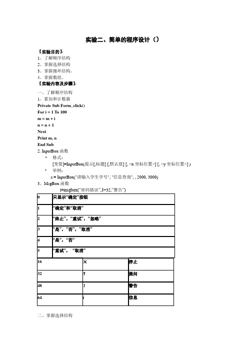 《测量程序设计》VB