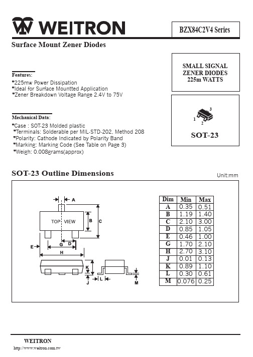 BZX84C56中文资料