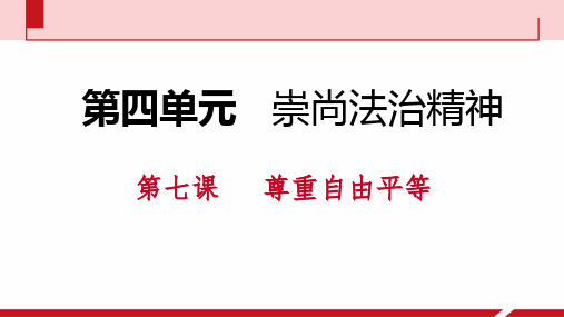 部编版八年级道德与法治下册第四单元PPT复习课件