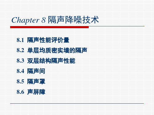 平均隔声量的经验公式