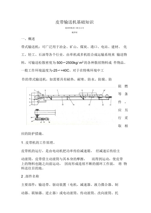 皮带机基础知识全文