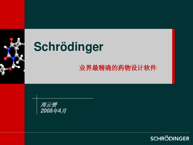 薛定谔培训教程