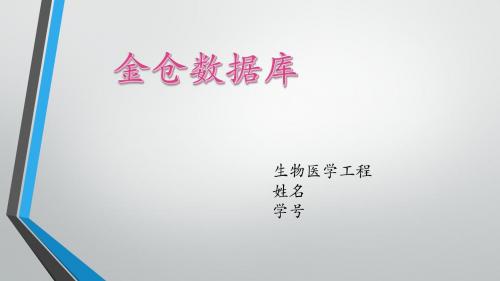 金仓数据库