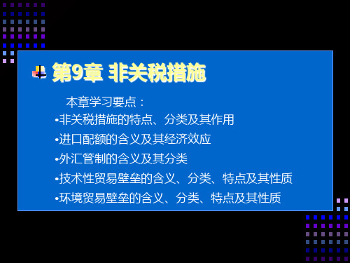 非关税措施课件