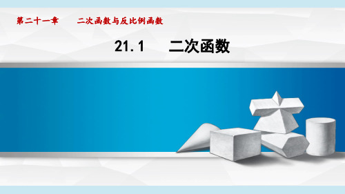 沪科9年级数学上册第21章 二次函数与反比例函数1 二次函数