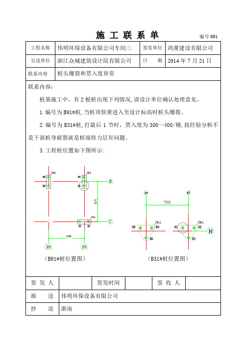 工作联系单