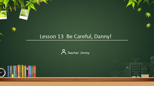 Lesson13+Be+Careful,+Danny! 冀教版九年级英语全册