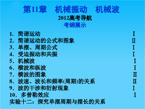 优化方案高考物理总复习(人教浙江专用)(课件)第11章高考导航