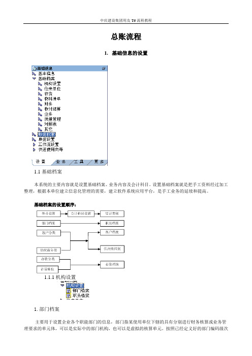 T总账,报表流程DOC