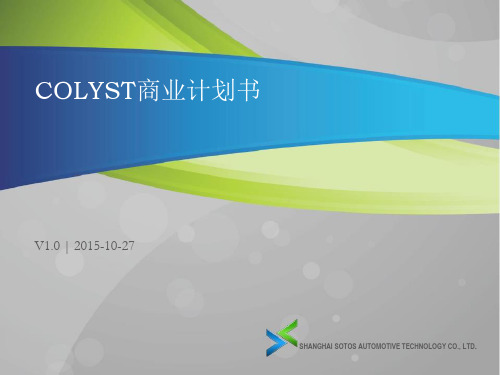 COLYST共享SAAS管理平台商业计划书(PPT30页)