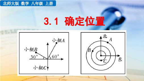 2021秋北师大版数学八年级上册 第3章 位置与坐标 教学课件(付)