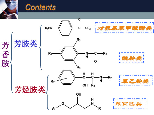 -芳香胺类药物的分析