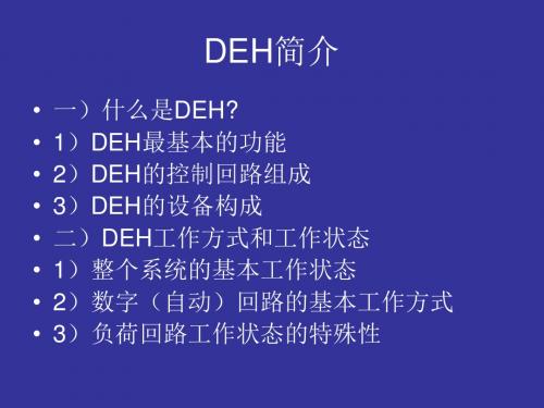 DEH概述