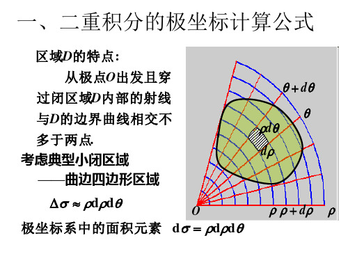 二重积分在极坐标系下的计算