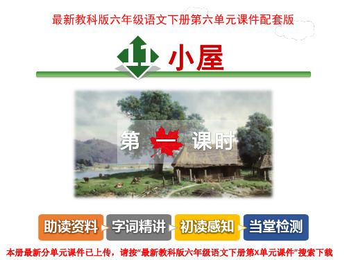 最新教科版六年级语文下册第六单元课件