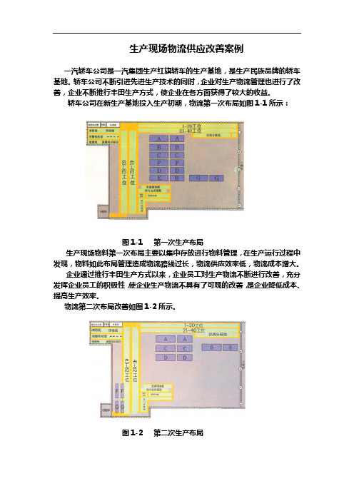 生产现场物流供应改善案例