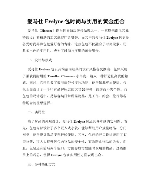 爱马仕Evelyne包时尚与实用的黄金组合