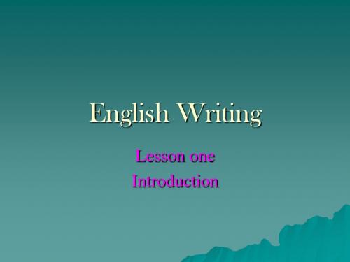 TOEFL WRITING ( Michelle)