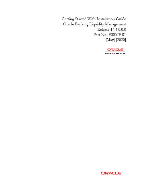 Oracle Banking Liquidity Management Release 14.4.0