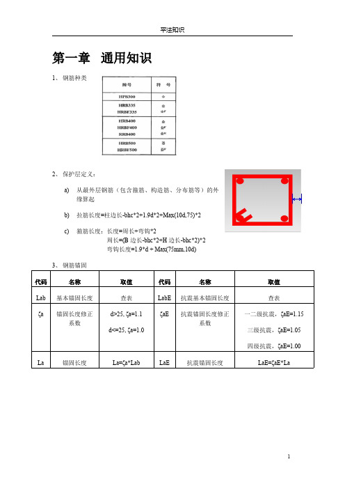 钢筋平法手算基础绝密笔记