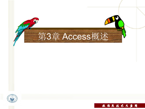 二级 access 第3章