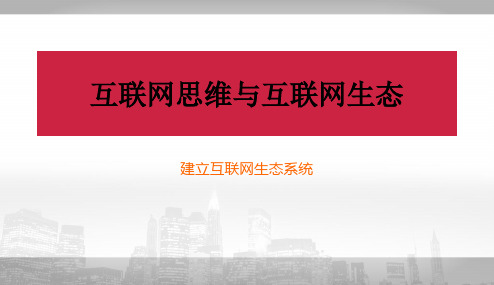 互联网思维与互联网生态分析PPT课件