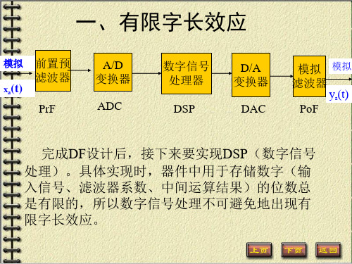 9第九章数字信号处理中的有限字长效应